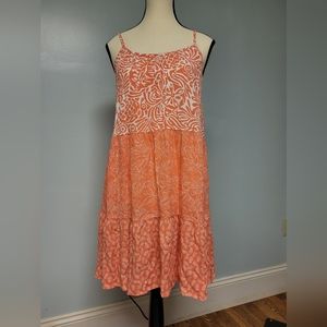 Loft sundress, orange, XS, Medium, Large, XS Petite